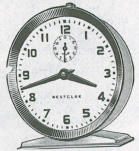 Westclox America Style 6 Blue. 1961 Belknap Hardware and Manufacturing Company Catalog -> 2725