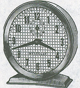 Westclox Fawn Style 1 Ivory Luminous. 1961 Belknap Hardware and Manufacturing Company Catalog -> 2725