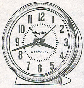 Westclox Baby Ben Style 7 Pink Luminous Electric. 1961 Belknap Hardware and Manufacturing Company Catalog -> 2727