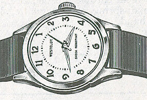 Westclox Wrist Ben Style 5 Leather Strap Luminous Dial. 1961 Belknap Hardware and Manufacturing Company Catalog -> 2747