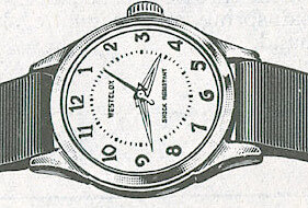 Westclox Wrist Ben Style 5 Leather Strap Plain Dial. 1961 Belknap Hardware and Manufacturing Company Catalog -> 2747