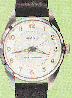 Westclox Wrist Ben Style 5 Leather Strap Luminous Dial. Westclox 1962 New Full Line Catalog -> 12