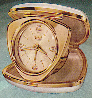 Westclox Travalette Fleur. 1963 - 1964 Westclox Clock and Watch Catalog, USA; Westclox; LaSalle - Peru Illinois -> 2