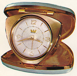 Westclox Travalette Blue Mist. 1963 - 1964 Westclox Clock and Watch Catalog, USA; Westclox; LaSalle - Peru Illinois -> 3