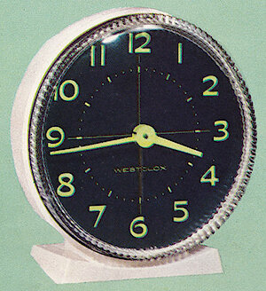 Westclox Hustler Style 4 Ivory Luminous. 1963 - 1964 Westclox Clock and Watch Catalog, USA; Westclox; LaSalle - Peru Illinois -> 5