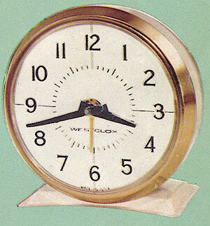 Westclox Fawn Style 2 Ivory Plain. 1963 - 1964 Westclox Clock and Watch Catalog, USA; Westclox; LaSalle - Peru Illinois -> 5