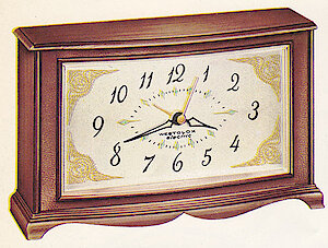 Westclox Award 2 Mahogany. 1963 - 1964 Westclox Clock and Watch Catalog, USA; Westclox; LaSalle - Peru Illinois -> 8