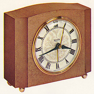 Westclox Sheraton Light Mahogany. 1963 - 1964 Westclox Clock and Watch Catalog, USA; Westclox; LaSalle - Peru Illinois -> 8