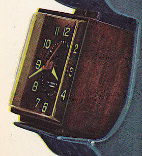 Westclox Dunbar Drowse Wood Finish. 1963 - 1964 Westclox Clock and Watch Catalog, USA; Westclox; LaSalle - Peru Illinois -> 8