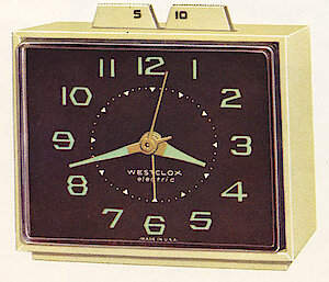 Westclox Dunbar Drowse Yellow. 1963 - 1964 Westclox Clock and Watch Catalog, USA; Westclox; LaSalle - Peru Illinois -> 9