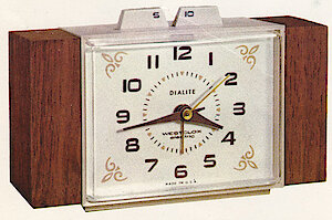 Westclox Dialite Drowsewood. 1963 - 1964 Westclox Clock and Watch Catalog, USA; Westclox; LaSalle - Peru Illinois -> 10