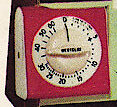 Westclox Lookout Portable Timer Red. 1963 - 1964 Westclox Clock and Watch Catalog, USA; Westclox; LaSalle - Peru Illinois -> 12