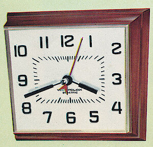 Westclox Manor Style 3 Wood Finish. 1963 - 1964 Westclox Clock and Watch Catalog, USA; Westclox; LaSalle - Peru Illinois -> 13