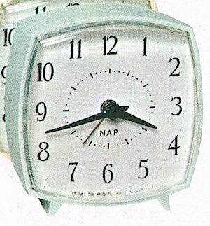 Westclox Nap Aqua. Westclox Canada 1962 Catalog -> 3