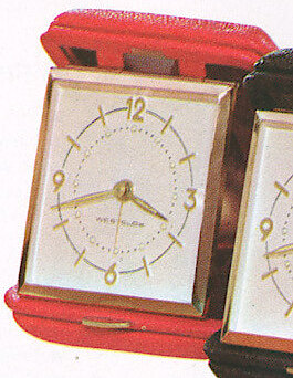 Westclox Travette Red 1959. Westclox Canada 1962 Catalog -> 4