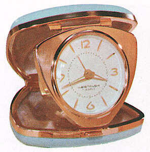 Westclox Travalette 7 Jewel White. Westclox Canada 1962 Catalog -> 4