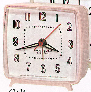 Westclox Colt Pink Luminous. Westclox Canada 1962 Catalog -> 9