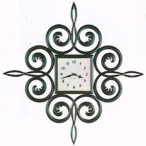 Westclox Scroll Electric Wall Clock Black. Westclox Canada 1962 Catalog -> 10