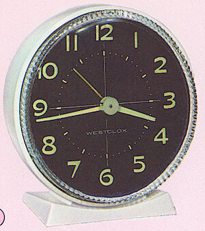 Westclox Hustler Style 4 Ivory Luminous. 1964 - 65 Westclox Catalog -> 5