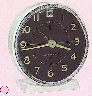 Westclox Hustler Style 4 Pink. 1964 - 65 Westclox Catalog -> 5