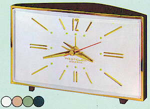 Westclox Aspen Antique White. 1964 - 65 Westclox Catalog -> 11