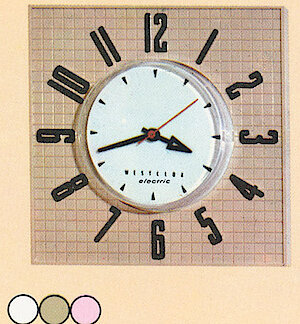 Westclox Wallmate White. 1964 - 65 Westclox Catalog -> 15