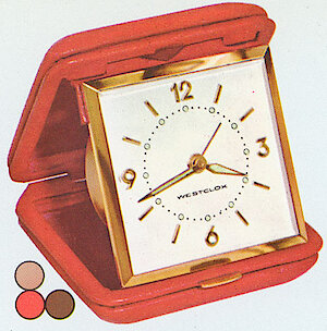 Westclox Travette Tan 1959. 1964 - 65 Westclox Catalog -> 17