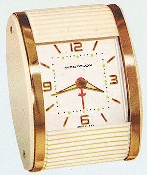 Westclox Travalarm Ivory. 1964 - 65 Westclox Catalog -> 17