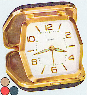 Westclox Travelmate Red. 1964 - 65 Westclox Catalog -> 17