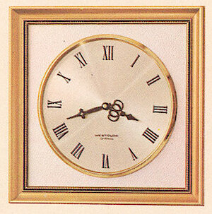 Westclox Waverly Battery Wall Clock. 1964 - 65 Westclox Catalog -> 19