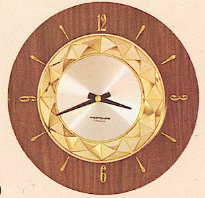 Westclox Ardmore Battery Wall Clock. 1964 - 65 Westclox Catalog -> 19