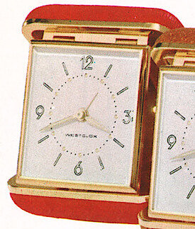 Westclox Travette Ii Red Case White Dial. Westclox Canada 1964 Catalog -> 5