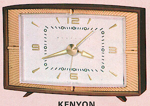 Westclox Kenyon Electric Alarm Woodgrain. Westclox Canada 1964 Catalog -> 11