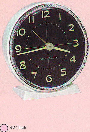 Westclox Hustler Style 4 Pink. Westclox 1965 - 66 Catalog -> 5