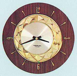 Westclox Ardmore Battery Wall Clock. Westclox 1965 - 66 Catalog -> 18