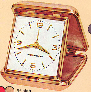 Westclox Touralarm Ii Tan. Westclox 1965 - 66 Catalog -> 24