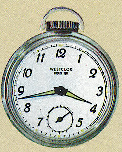 Westclox Pocket Ben Style 6 Small Second Hand Luminous. Westclox 1965 - 66 Catalog -> 29