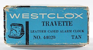 Westclox Travette Tan 1959