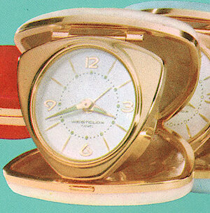 Westclox Travalette 7 Jewel White. Westclox Canada 1965 Catalog -> 4