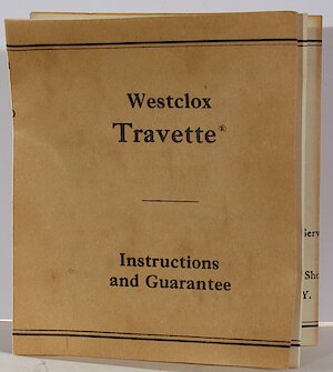 Westclox Travette Brown 1959