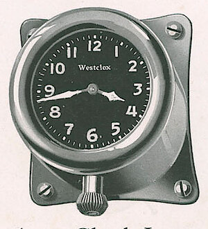 Westclox Auto Clock Luminous 1922. F. P. May Hardware Company 1922 -> 328