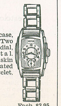 Westclox Wrist Ben Style 1 Metal Bracelet. Unknown Catalog 1938 -> 1130