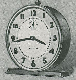 Westclox Bingo Style 2 Brown Actually Gray. 1936-01-30-p49-HA. January 30, 1936 Hardware Age, p. 49