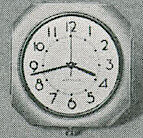 Westclox Electric Wall Clock Ivory. 1936-01-30-p49-HA. January 30, 1936 Hardware Age, p. 49