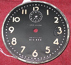 Westclox Big Ben Style 5a Loud Alarm Black Luminous