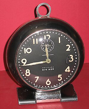 Westclox Big Ben Style 5a Loud Alarm Black Luminous