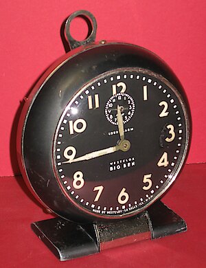 Westclox Big Ben Style 5a Loud Alarm Black Luminous
