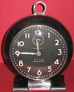 Westclox Big Ben Style 5a Loud Alarm Black Luminous