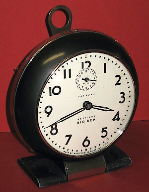 Westclox Big Ben Style 5a Loud Alarm Black Plain