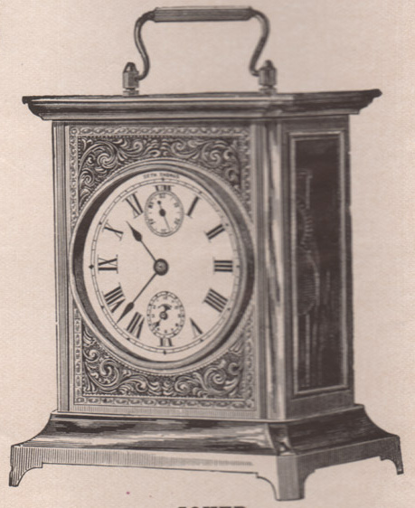 Seth Thomas Joker Alarm Strike 1909 - 1910 Seth Thomas Clock Company Catalog No. 675 -> 2